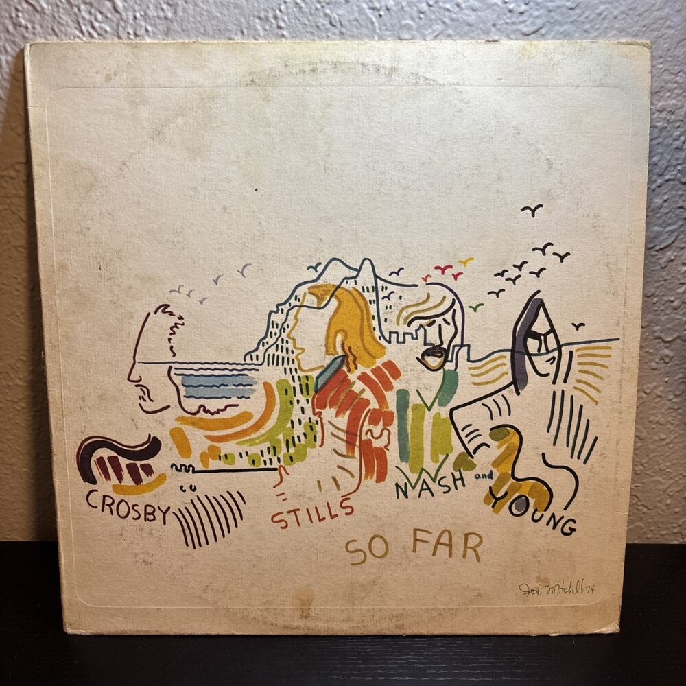 Crosby, Stills, Nash, & Young So Far by Atlantic Records 33rpm VINYL LP Record